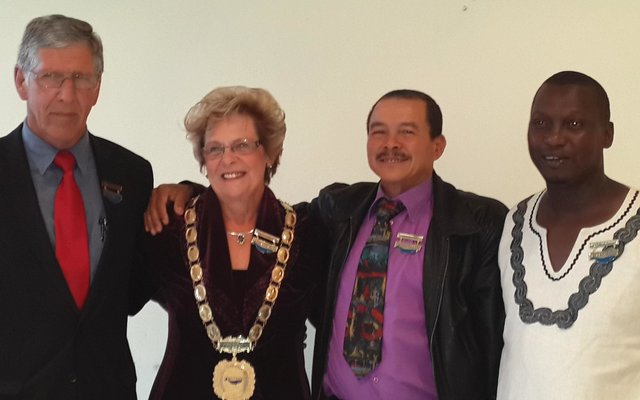   Philippus Appelgrein, Raadsvrou Botha-Guthrie, Phillipus May en Makhaya Ponoane.